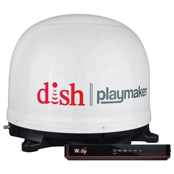 Winegard PL7000R White DISH Playmaker HD Portable Satellite with Wally