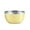 Yellow, variant on ZestqaQ Portable Insulated Stainless Steel Bowl, Stackable Household Fruit Basin, Compact Double Layer Insulated Bowl, Versatile Tableware for Meals and Snacks