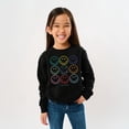 thumbnail image 2 of SmileyWorld Wink Rainbow Swirl - Youth Graphic Sweatshirt, 2 of 9