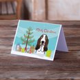 thumbnail image 2 of Christmas Tree and Basset Hound Greeting Cards and Envelopes Pack of 8, 2 of 2