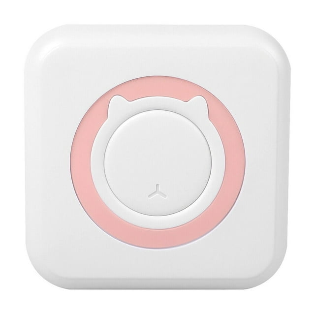 TFixol Imprimante Thermique Portable C15 Mini pour Étudiants - Support Compact avec Application Multilingue, Options Vert & Rose, Inclut 1 Rouleau de Papier