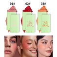 thumbnail image 3 of Make Up Face Natural Powder Blusher Expansion Color High Gloss Cosmetic Rouge Powder Blusher Stick, 3 of 3