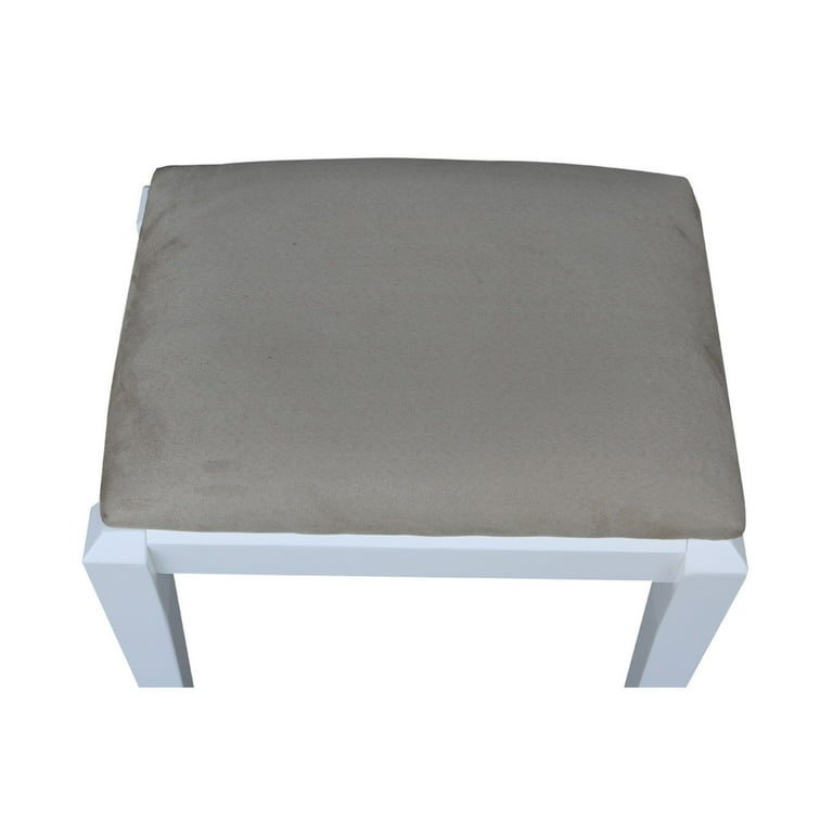 Unfinished vanity stool new arrivals