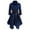 Blue-1, variant on Cyber**Monday ChaoHeng Womens Long Sleeve Dresses Women's Long Sleeve Plaid Shirt Dress with Tie-Waist and Asymmetrical Hem