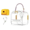 thumbnail image 1 of Portable Plastic Bird Cages Lightweight Waterproof Ventilated Travel Bird Cage, 1 of 7