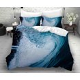 thumbnail image 3 of 3D Sea Wave Paisaje Funda nórdica Set Ropa de cama Set Funda nórdica Fundas de almohada 93, 3 of 3