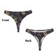 thumbnail image 3 of Balery Snake Sleep Tangas de Algodón para Mujer con Estampado – Ropa Interior Sexy, Transpirable, G-string-Small, 3 of 6