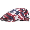 thumbnail image 4 of CoCopeaunts Newsboy Cap Vintage Classic Camo Beret Unisex Newsboy Hat Adjustable Cotton Retro Beret Cap Cabbie Driver Ivy Caps, 4 of 7