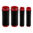 thumbnail image 1 of Accesorios Únicos 1.57 " /40 mm 1.57 "/40 mm Kit de Cubiertas de Empuñaduras de Motocicleta Antideslizantes de Silicona Manillar Negro 1 Juego Patrón de Cruz Espiral, 1 of 7