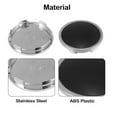 thumbnail image 3 of Unique Bargains 4pcs 65mm Dia 6 Clips Wheel Tyre Center Hub Caps Cover for Car Auto Vehicle Silver Tone Sticker, 3 of 6