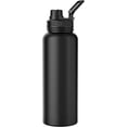 thumbnail image 1 of 1000 ML Botellas con Aislante,Botella de Agua Térmica de Acero Inoxidable,Mantiene el Agua Fría Caliente Durante 24 Horas o el Agua Caliente Durante 12 Horas,Tapa y Asa a Prueba de Fugas,Negro, 1 of 7
