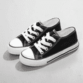 thumbnail image 4 of Zapatos Canva bajos para niños, primavera Otoño, nuevo estilo, zapatos blancos, tablero de estudiante Wenzhou Sulphured para niños y niñas, 4 of 5