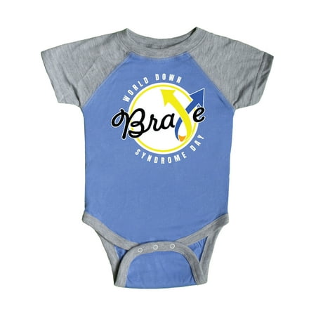 

Inktastic World Down Syndrome Day Brave Gift Baby Boy or Baby Girl Bodysuit