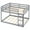 Grey, variant on Costway Full Over Full Bunk Bed with Full-length Guardrails & Integrated Ladder White