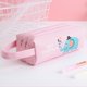 thumbnail image 1 of Estuche de lápices portátil de astronauta espacial, bolsa de papelería de dibujos animados para niños, bolsa de almacenamiento de gran capacidad, bolsa de lona para estudiantes escolares hola suerte  unisex, 1 of 2