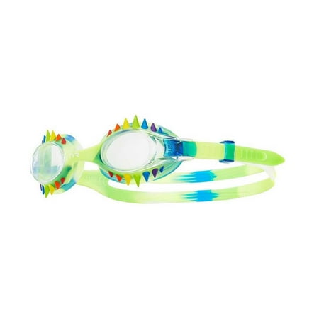 UPC: 0036702758567 | TYR Simple Tie Dye Rainbow Blue and Green Swimming Sport Goggles