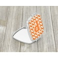 thumbnail image 2 of Letter P Chevron Orange and White Compact Mirror CJ1046-PSCM, 2 of 4