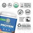 thumbnail image 4 of Sunwarrior Warrior Blend Mocha Vegan Protein Powder 30 Servings, 4 of 8