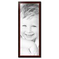 thumbnail image 2 of ArtToFrames 17" x 46" Matte mahogany Diploma Picture Frame, 17x46 inch Brown Wood Poster Frame (WOM-5108), 2 of 7