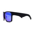 thumbnail image 4 of Mens OG Flat Top Rectangle Gangster Mob Shade Sunglasses Blue Mirror, 4 of 4