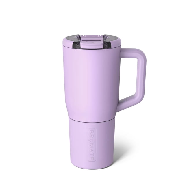 Taza de café BrüMate Müv 750 ml con aislamiento, asa y tapa, color lavanda