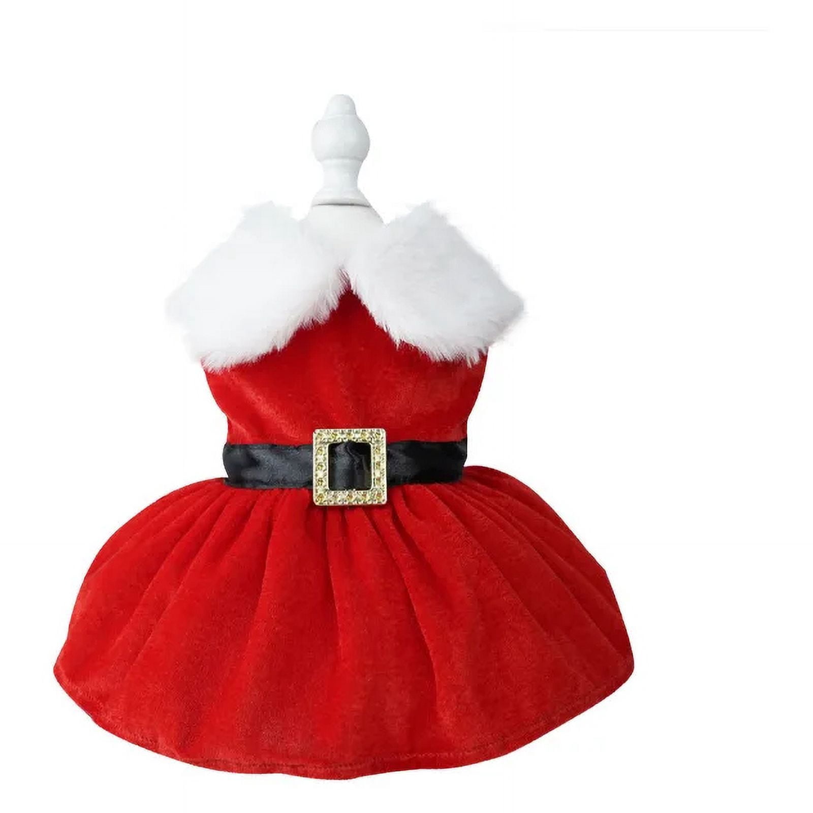 Pet Christmas Clothes Classic Dog Christmas Skirt Winter New Year Clothes Holiday Clothes