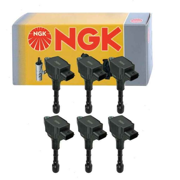 6 pc NGK Ignition Coils compatible with Infiniti FX35 3.5L V6 2009-2012