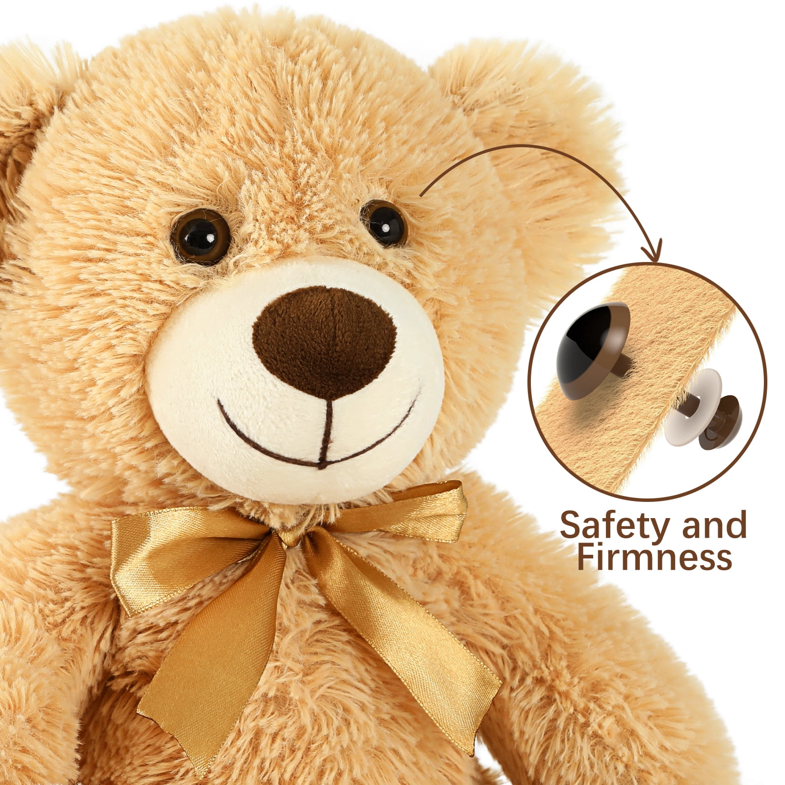 MaoGoLan 8 Packs Teddy Bear Stuffed Animals 13'' Bulk Teddy Bear Plush Toy
