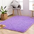thumbnail image 2 of Homore Modern Area Velvet Rugs for Bedroom, 5.3' x 7.5' , Purple, 2 of 10
