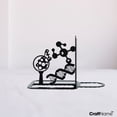 thumbnail image 2 of Craftnamesign Custom Science Metal Bookends for Shelves, Chemistry Book Shelf Holder, 2 of 4