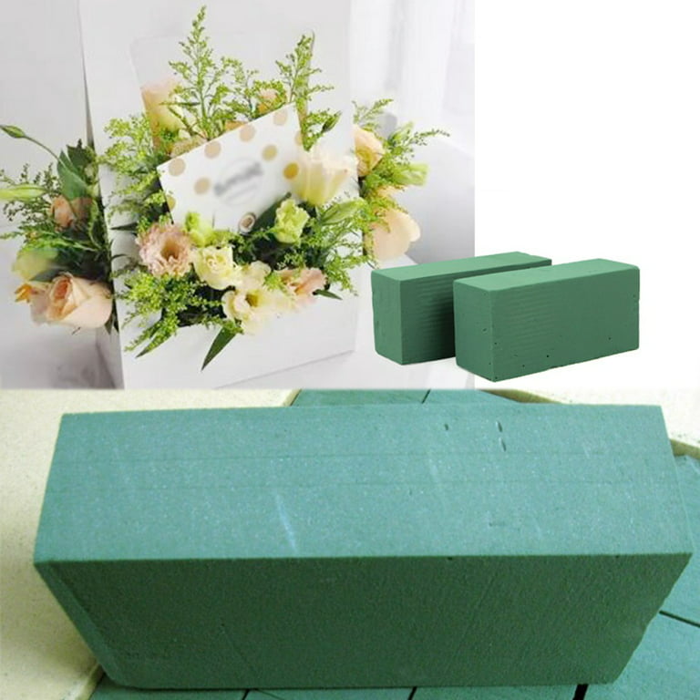  HENJUSH Rectangular Floral Foam, Styrofoam Floral Foam Blocks  Green Craft Bricks, Green Foam for Flower Arrangements, Flower Foam Blocks  for Wedding, Showroom and Garden Decorations : Arts, Crafts & Sewing