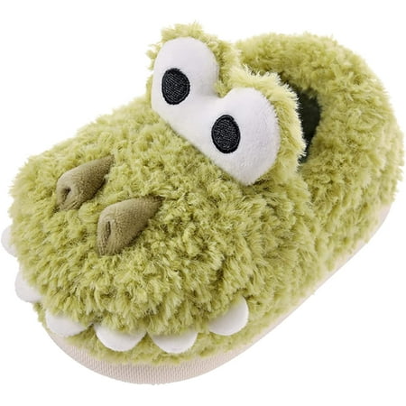 

QWZNDZGR Baby Moccasins with Fur Fleece Rubber Soles Moccasins First Walkers House Slippers Indoor Home Shoes Socks