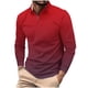 thumbnail image 2 of Blusa y camisa de manga larga con cuello vuelto para hombre, informal, con cuello vuelto, estampado, para fitness, deportiva, de manga larga, de poliéster, 2 of 5