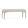 thumbnail image 3 of Michael Amini Penthouse Accent Bench - Frosted Linen/Silver Mist, 3 of 8