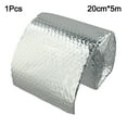 thumbnail image 2 of Bubble Foil Insulation Multi-Purpose Double Aluminium Radiator Heat Loft Wall Used For Various Purposes Such As Ceiling, Cold, 2 of 6