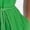 Green Everglade, variant on Women's and Women's Plus Double Cloth Midi Dress, Sizes XS-4X