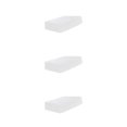 thumbnail image 3 of Justharion Solid Color Hotel Pleated Bed Skirt & Wrinkle Resistant Fade White King 3Set, 3 of 6