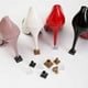 thumbnail image 2 of uds., cubiertas para zapatos de tacón alto para mujer, Material cuadrado de TPU/PVC, protector de talón de amortiguación suave, silenciador, protector de talón antideslizante, Francia Gao Jinjia LED, 2 of 2
