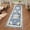 Floral Medallion-96, variant on Boho Tribal 2x3 Washable Small Rugs for Entryway Doormat Indoor Entrance, Throw Rugs with Rubber Backing, Bohemian Soft Non-Slip Bathroom Carpet for Bath Front Door Kitchen Floor
