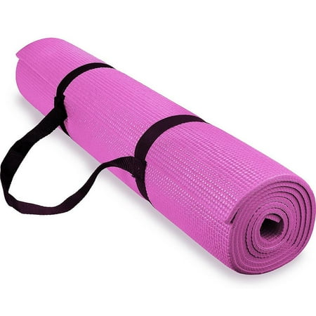 Spoga 1/4-Inch Anti-Slip Exercise Yoga Mat with Carrying