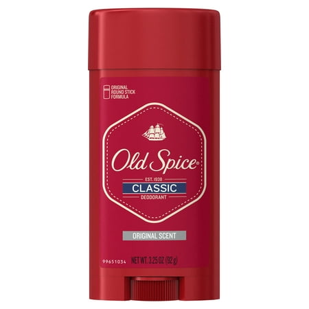 Old Spice Classic Original Scent Deodorant for Men, 3.25