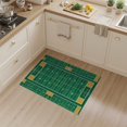 thumbnail image 2 of ODIKA 3'x5' Washable Accent Rug Football Field Layout Kickoff Lines Championship Footaball Doormat for Bedside, Nursery Room, Pet Friendly & Non-Shedding, 2 of 7