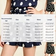thumbnail image 3 of Amidoa Girls Shorts Casual Summer Elastic Waist Ruffle Soft Shorts for Kids Black Size 3T, 3 of 7