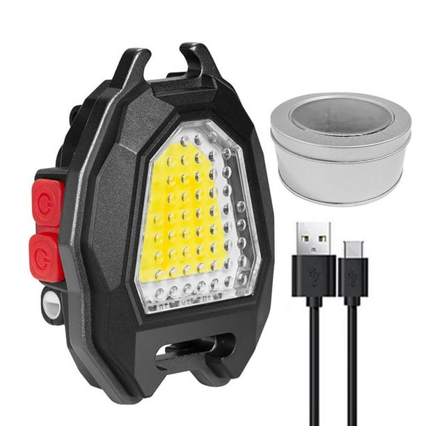 Linterna Luz de emergencia de luz de llavero de bolsillo COB multifuncional de hierro de trabajo (caja) Likrtyny Para estrenar