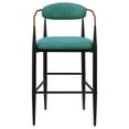 thumbnail image 5 of Tina Fabric Upholstered Bar Chair Green (Set of 2), 5 of 13