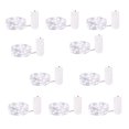 thumbnail image 1 of LKWLPD - Guirnalda de 10 luces LED a pilas, impermeables, de alambre plateado, 10 pies, para bodas, fiestas, dormitorios, patios y Navidad., 1 of 7