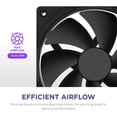 thumbnail image 3 of Ventilador NZXT F140P 140 mm de presión estática negro, 3 of 8