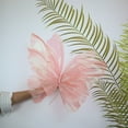 thumbnail image 4 of Large Silk Butterfly Wedding Decoration 50cm Butterfly Shaped Artificial Flower pink Smile Home, 4 of 9