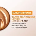thumbnail image 4 of L'Oreal SUBLIME BRONZE Tinted Self-Tanning Lotion Medium Natural Tan 5 oz (Pack of 6), 4 of 4