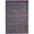 thumbnail image 4 of HomeRoots 515216 2 x 3 ft. Blue Pink & Purple Floral Power Loom Rectangle Area Rug, 4 of 8